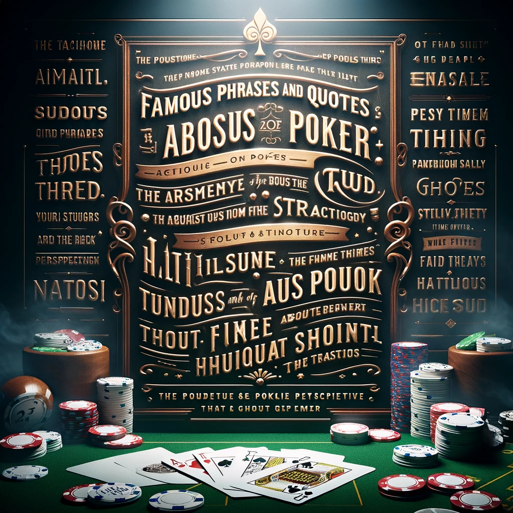 Відомі фрази та цитати про покер